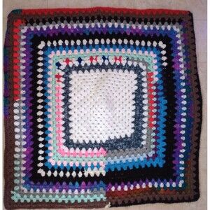 Handmade Crochet Small Blanket 31x31